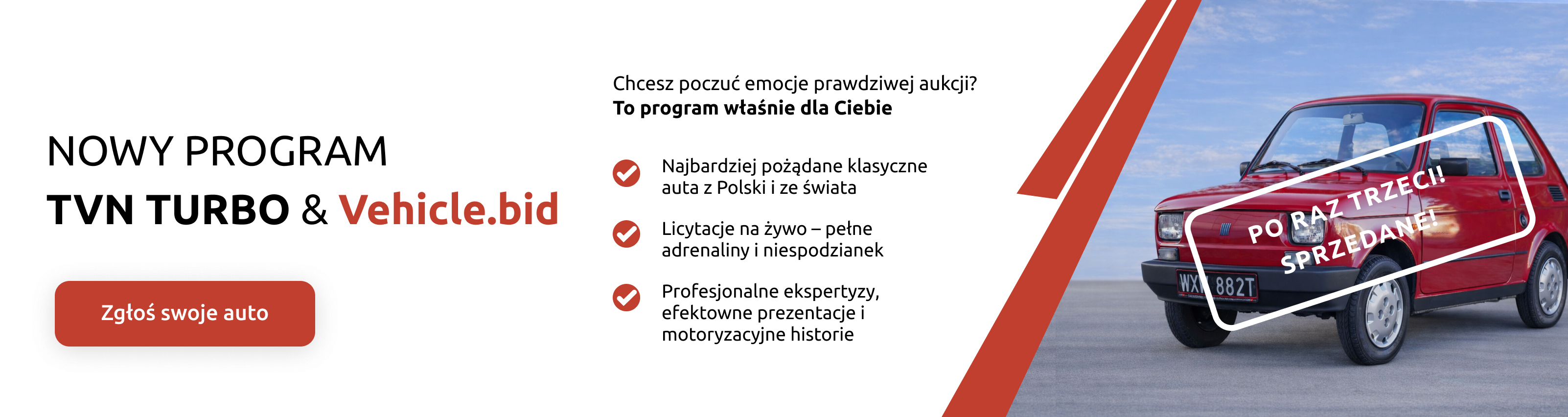 Zgłoś swoje auto