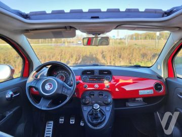 Fiat 500 Ferrari Edition (2008) Wnętrze