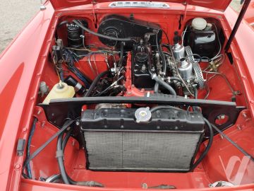 MG MGB (1972) Wnętrze