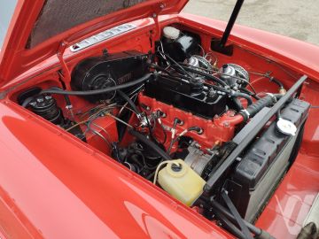 MG MGB (1972) Wnętrze
